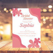 RETRO GROOVY 70er Hippie BRAUTPARTY Einladung