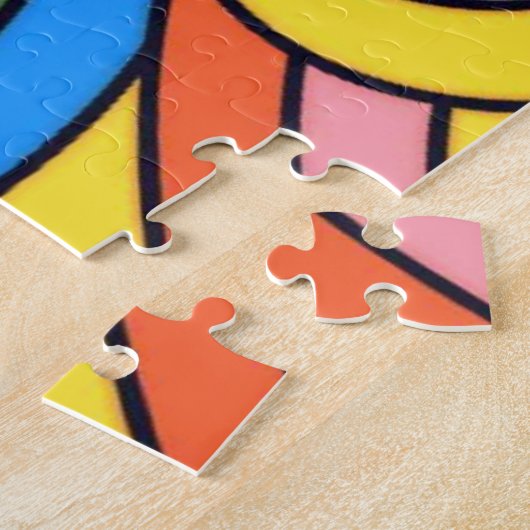 Retro Groovy 70er Jahre ästhetisch Puzzle (Seite)