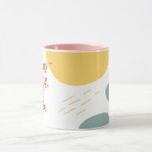 Retro Groovy 70er Jahre dachte, du bist mein Darli Tasse (Zentrum)