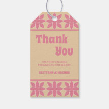 Retro Groovy 70er Jahre kühne Typografie Pfirsich 