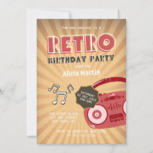 Retro Groovy 70er Music Jegliches Alter Geburtstag