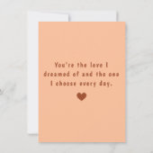 Retro Groovy 70s Rainbow Dankeskarte (Rückseite)