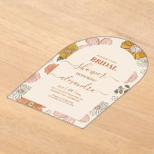 Retro Groovy 70's Themed Bridal Einladung (Ablage )