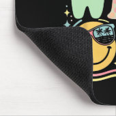 Retro Groovy Alter Wir Sind Fertig Busfahrer Letzt Mousepad (Ecke)