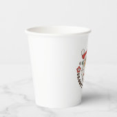 Retro Groovy and Bright Christmas Paper Cups Pappbecher (Vorderseite)