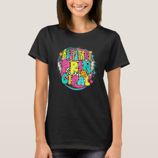 Retro Groovy Assistant Principal Leopard Back To S T-Shirt