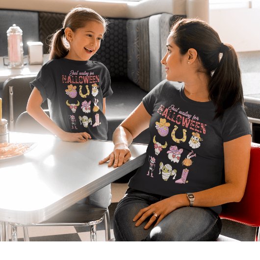 Retro Groovy ästhetischer Illustrativer Western T-Shirt