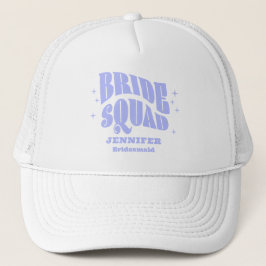 Retro Groovy Bachelorette Bride Truckerkappe