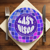 Retro Groovy Bachelorette Party Pappteller