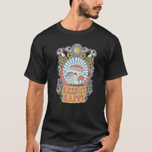 Retro Groovy Behielt es glücklich Mushroom Daisy S T-Shirt