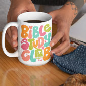 Retro Groovy Bible Study Club Tasse