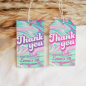 Retro Groovy Birthday Vielen Dank für Ihr Interess Geschenkanhänger