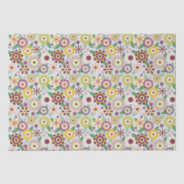 Retro Groovy Blume Seidenpapier