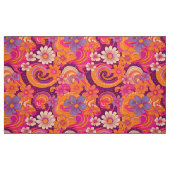 Retro Groovy Blume Stoff (Fat Quarter (45,7 x 55,9 cm))