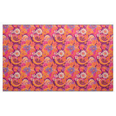 retro Groovy Blumen Stoff (Yard (91,4 cm))