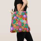 Retro Groovy Boho Hippie Blume Tasche (Von Nahem)