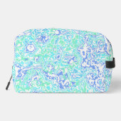 Retro Groovy Boho Hippie Trippy, farbenfroher Marm Waschbeutel (Rückseite)