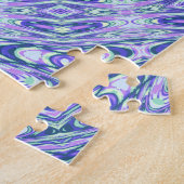 Retro Groovy Boho Trippy Hippie Jewel-Tone Mandala Puzzle (Seite)