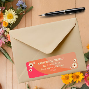 Retro Groovy Bold Typografy Colorful 70er Hochzeit