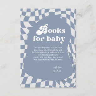Retro Groovy Books for Baby Shooting Card Begleitkarte