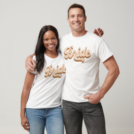 Retro Groovy Bride Junggeselinnen-Abschied T-Shirt