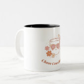 Retro Groovy Chaos Koordinator MAMA Kaffeetasse (Vorderseite Links)