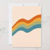 Retro Groovy Christmas Gnomes Budget Holiday Party Einladung (Rückseite)