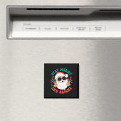 Retro Groovy Christmas Merry Bleibe Bright Hippie Magnet (In Situ (Geschirrspüler))