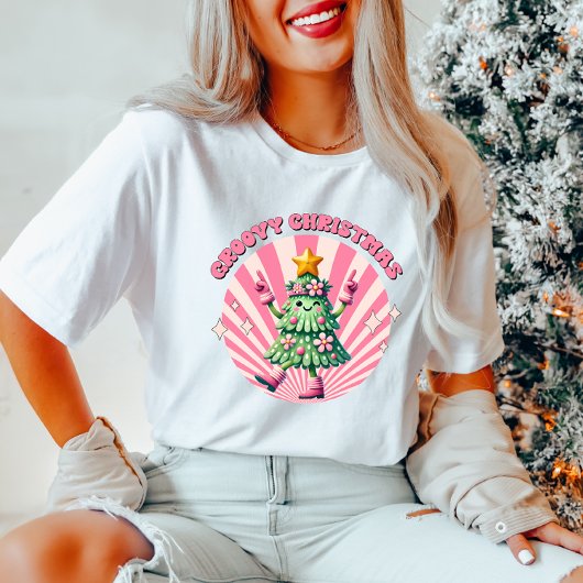 Retro Groovy Christmas Women's T - Shirt