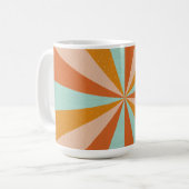 Retro Groovy Coffee Tasse (Vorderseite Links)