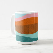 Retro Groovy Coffee Tasse (Vorderseite Links)