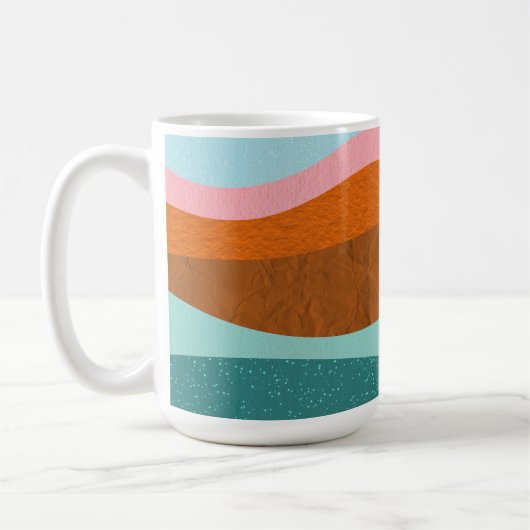 Retro Groovy Coffee Tasse (Links)