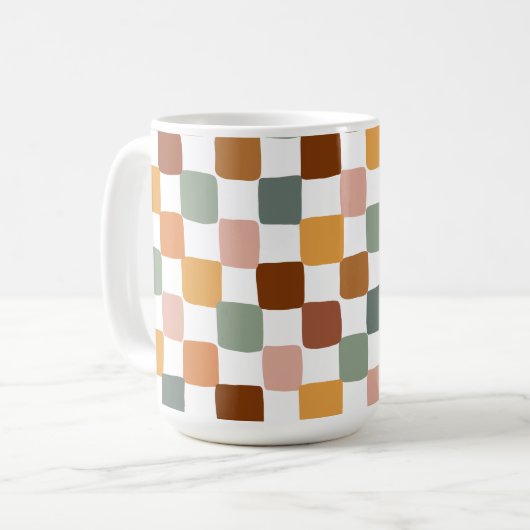 Retro Groovy Coffee Tasse (Vorderseite Links)