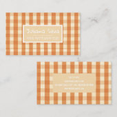 Retro Groovy Colorful Wavy Boho Visitenkarte (Vorne/Hinten)