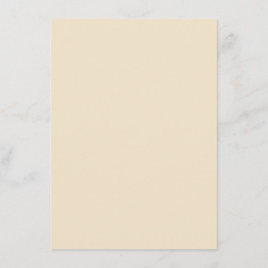 Retro Groovy Colorful Wavy Boho Wedding Begleitkarte (Rückseite)