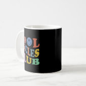Retro Groovy Cool Uncles Club Smile Face Funny New Kaffeetasse (Vorderseite Links)
