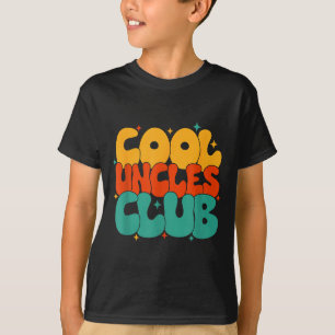 Retro Groovy Coole Onkel Club Lustiger Neuer Onkel T-Shirt