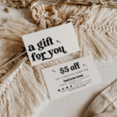 Retro Groovy Coupon Discount Card