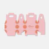 Retro Groovy Daisy Quinceanera Geschenkschachtel (Ungefaltet)