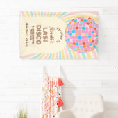 Retro Groovy Disco Bachelorette Banner (Insitu)