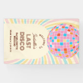Retro Groovy Disco Bachelorette Banner (Horizontal)
