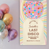 Retro Groovy Disco Bachelorette Banner