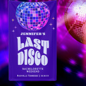 Retro Groovy Disco Bachelorette Banner