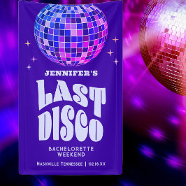 Retro Groovy Disco Bachelorette Banner