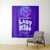 Retro Groovy Disco Bachelorette Wandteppich (Beispiel)