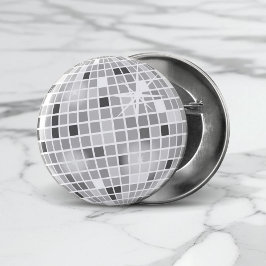 Retro GROOVY Disco Ball Brautparty Button