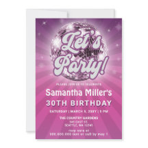 Retro Groovy Disco Party Foto Geburtstag