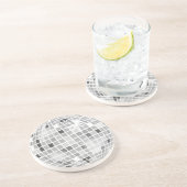 Retro GROOVY Diskothek Ball Brautparty Sandstein Getränkeuntersetzer (Seite)