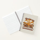 Retro Groovy | Du bist mein Sonnenschein Notizblock (Innenseite)