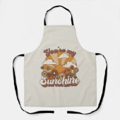 Retro Groovy | Du bist mein Sonnenschein Schürze (Vorderseite)